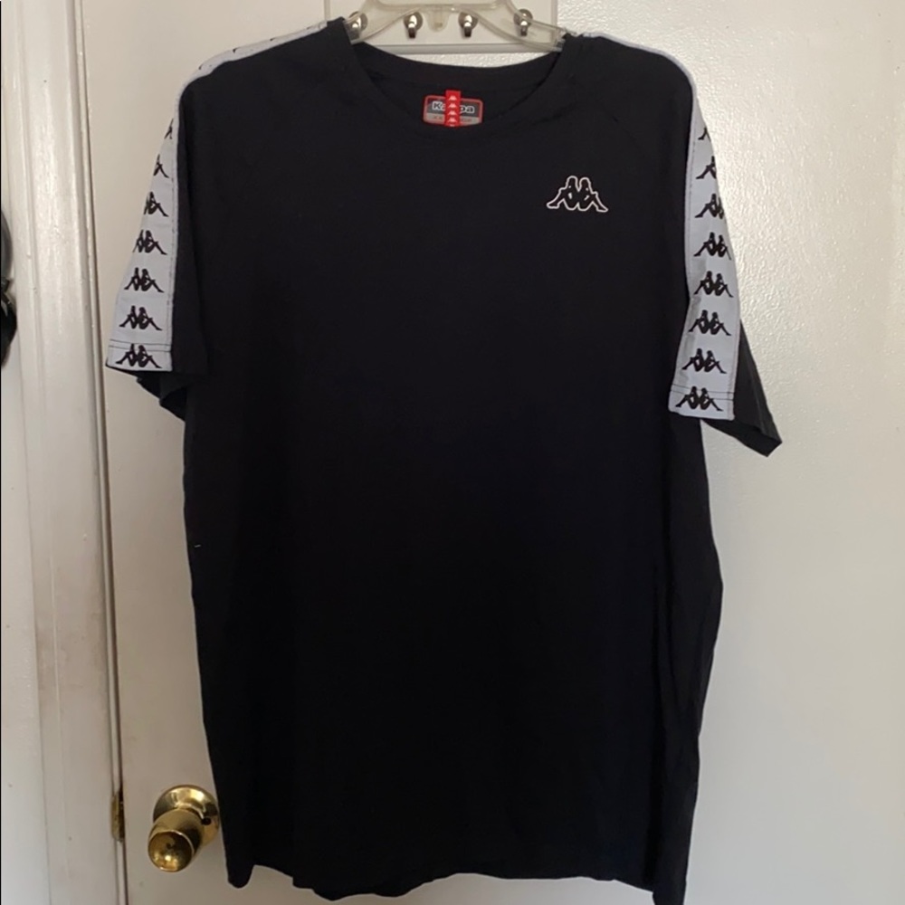 New Kappa Banda Tee Black XXL NWT